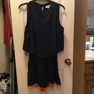 Umgee navy & orange jumper